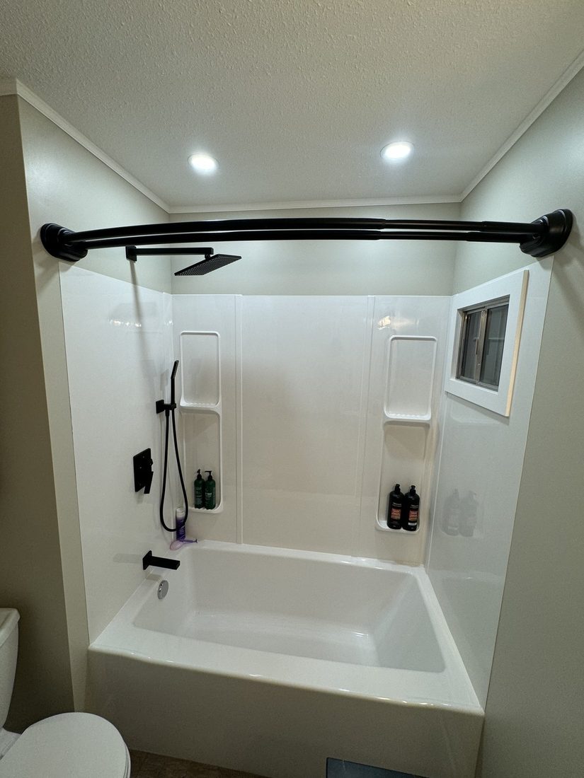 Tiled Tub & Shower — Nomen Contracting and Electrical
