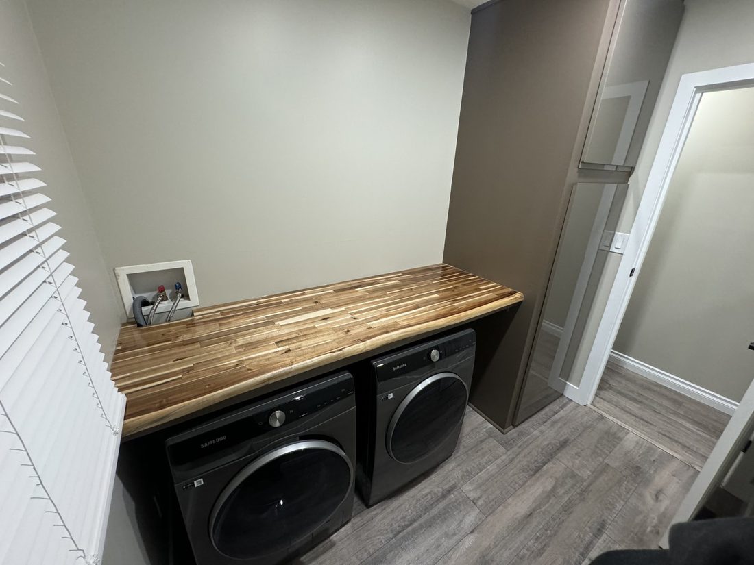 Custom Laundry Room — Nomen Contracting and Electrical